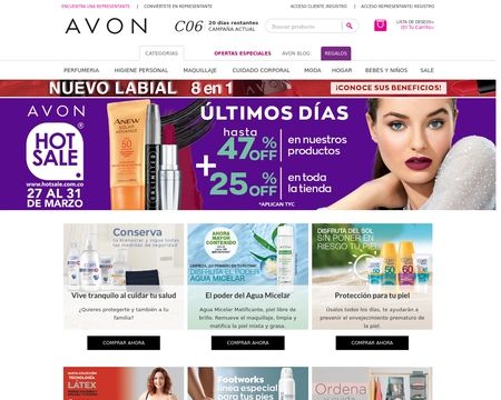 website thubmnail of Avon.co