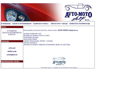 website thubmnail of Avto-motoshop.si