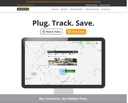 website thubmnail of AwareGPS