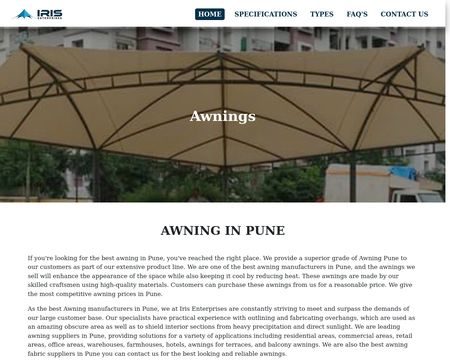 website thubmnail of Awninginpune.in