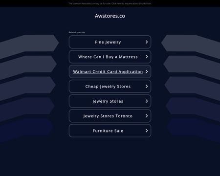 website thubmnail of Awstores.co