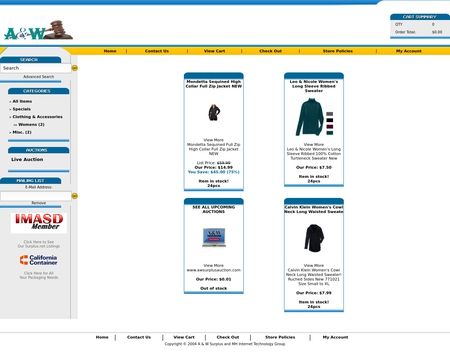 website thubmnail of A & W