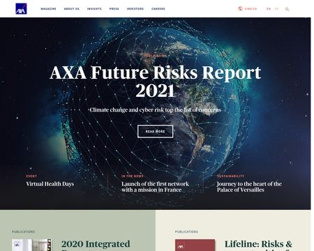 website thubmnail of Axa