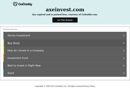 website thubmnail of Axeinvest
