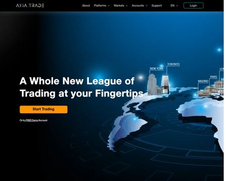 website thubmnail of Axia Trade