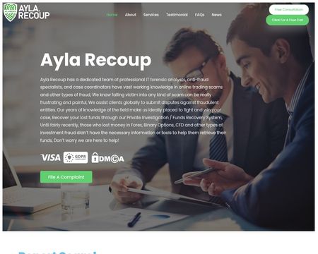 website thubmnail of Aylarecoup