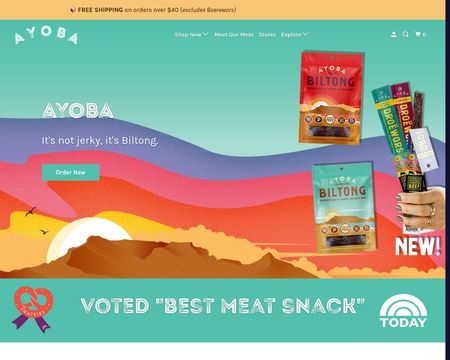 website thubmnail of Ayoba-yo