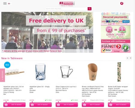 website thubmnail of AZ Boutique