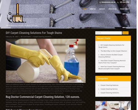 website thubmnail of A-Zoom Carpet Care