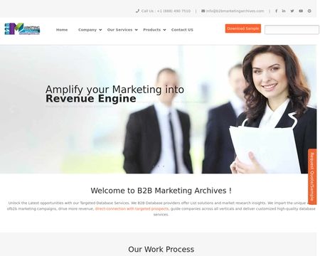 website thubmnail of B2B Marketing Archives