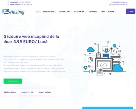 website thubmnail of b3 Hosting