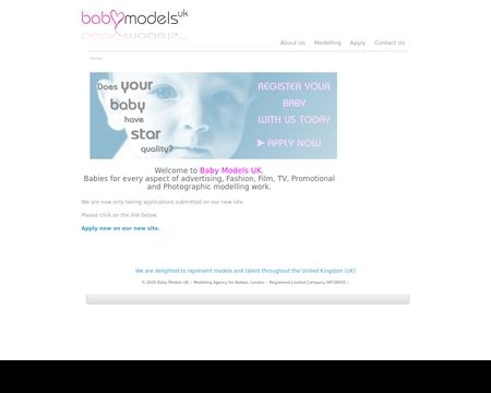 website thubmnail of BabyModelsUK.co.uk