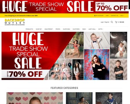 website thubmnail of Backdrop Outlet