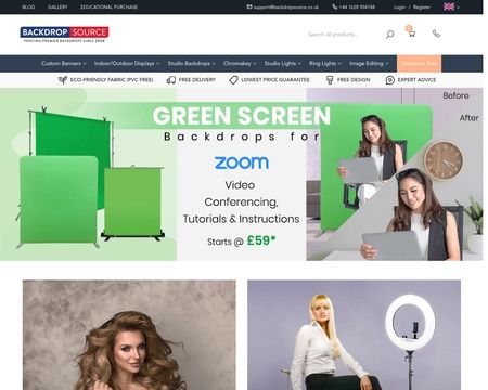 website thubmnail of Backdrop Source UK