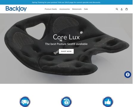 website thubmnail of BackJoy