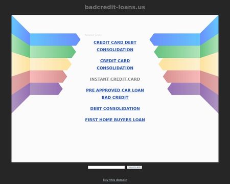 website thubmnail of Badcredit-loans.us