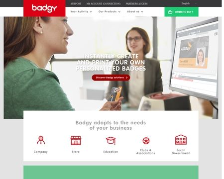 website thubmnail of Badgy