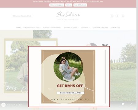 website thubmnail of Badore.com.my
