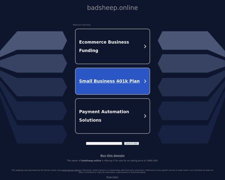 website thubmnail of @BadsheepOnline