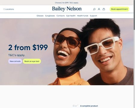 website thubmnail of Bailey Nelson
