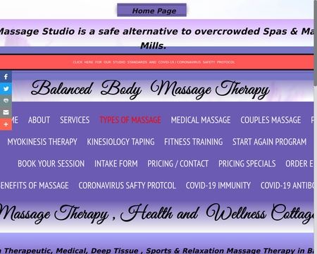 website thubmnail of Balanced Body Massages Studio