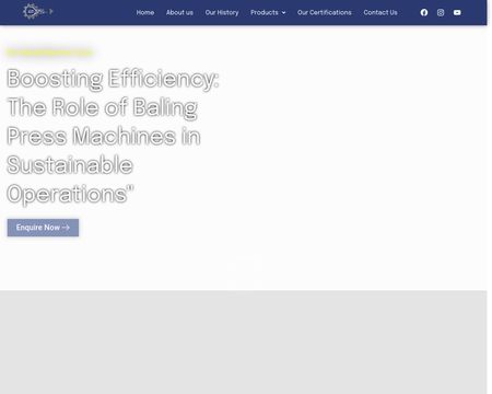 website thubmnail of Balingpressmachine.in