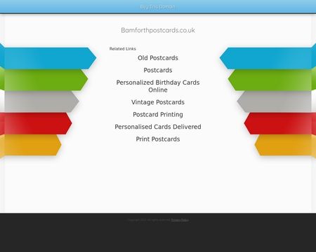 website thubmnail of Bamforth Postcards