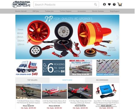 website thubmnail of Banana Hobby
