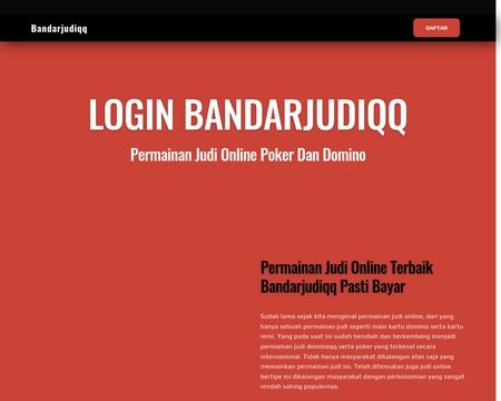 website thubmnail of Bandarjudiqq.club
