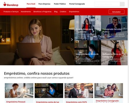 website thubmnail of Bandesp.com.br