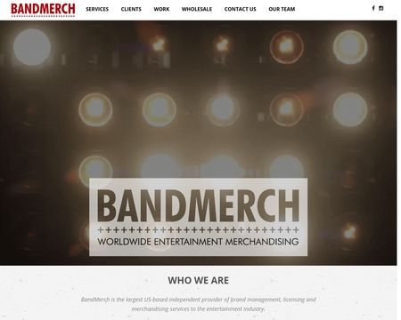 website thubmnail of BandMerch