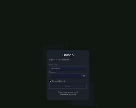 website thubmnail of Bando.ro