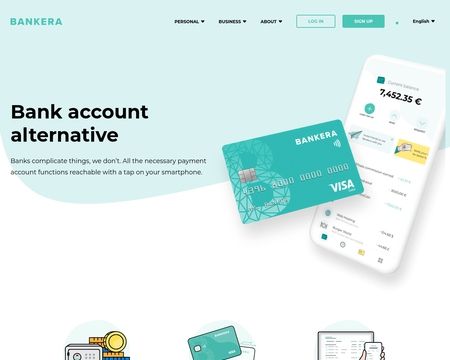 website thubmnail of Bankera