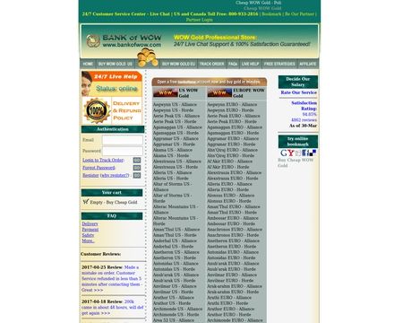 website thubmnail of Bank Of WOW