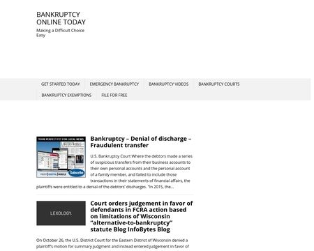 website thubmnail of BankruptcyOnlineToday
