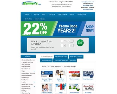 website thubmnail of Banners.com