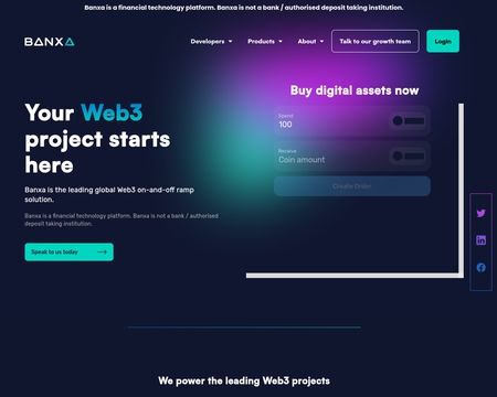 website thubmnail of Banxa