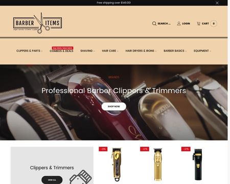 website thubmnail of Barberitems