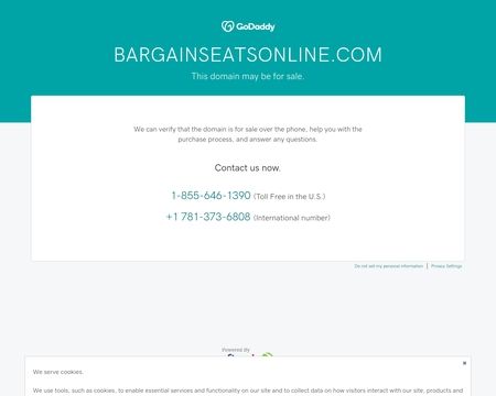 website thubmnail of Bargain Seats Online