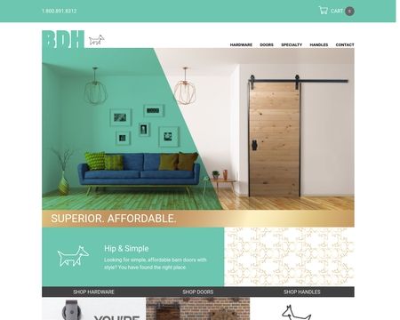 website thubmnail of Barn Doors Hardware