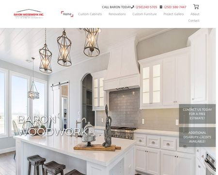 website thubmnail of BaronWoodwork