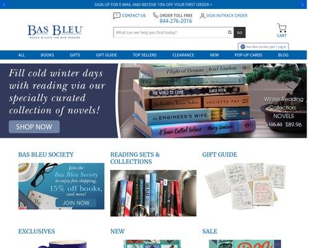 website thubmnail of Bas Bleu