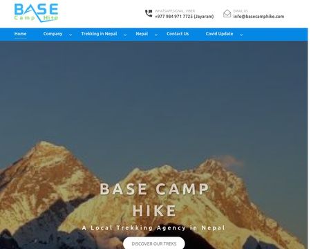 website thubmnail of Base Camp Hike