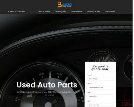 website thubmnail of Basic Auto Part