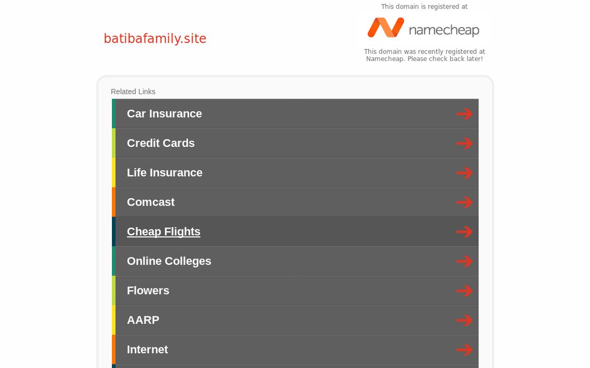 website thubmnail of Batibafamily.site