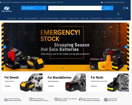 website thubmnail of Triple-Batteries