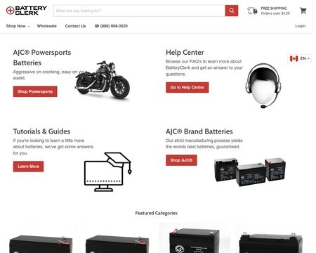 website thubmnail of Battery Clerk CA