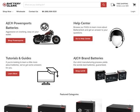 website thubmnail of Battery Clerk