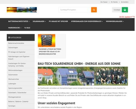 website thubmnail of Bau-tech.shop