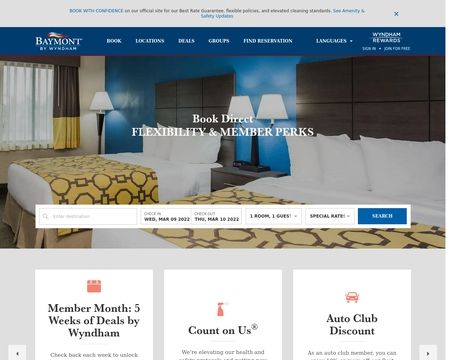 website thubmnail of Baymont By Wyndham